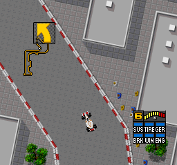 Super F1 Circus Limited (Japan) In game screenshot
